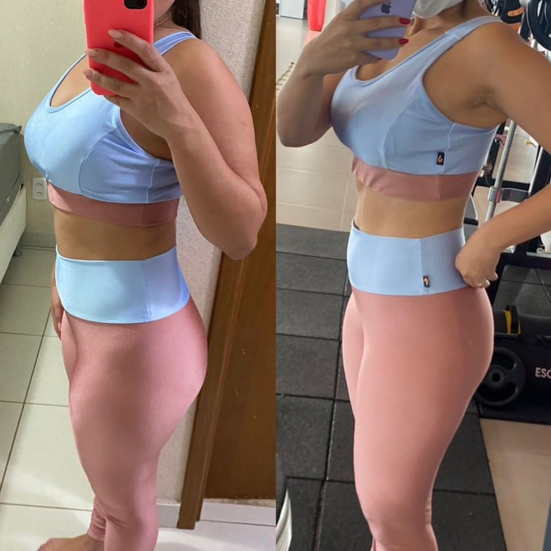 Antes e Depois — Aluna 1