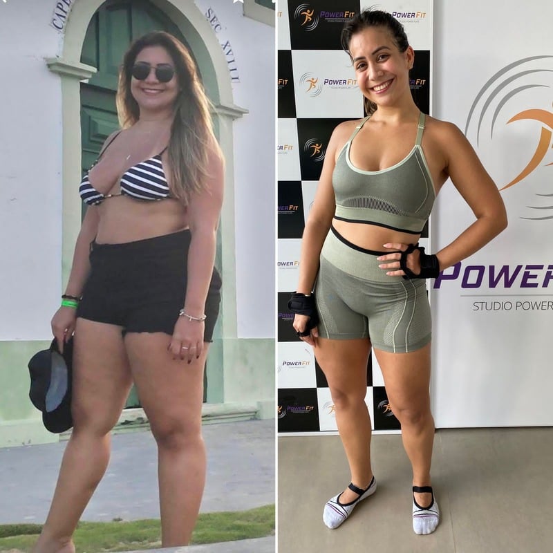 Antes e Depois — Aluna 2