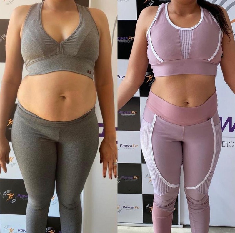 Antes e Depois — Aluna 3